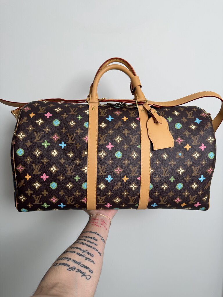 Louis Vuitton Tyler The Creator Brown Keepall size 45