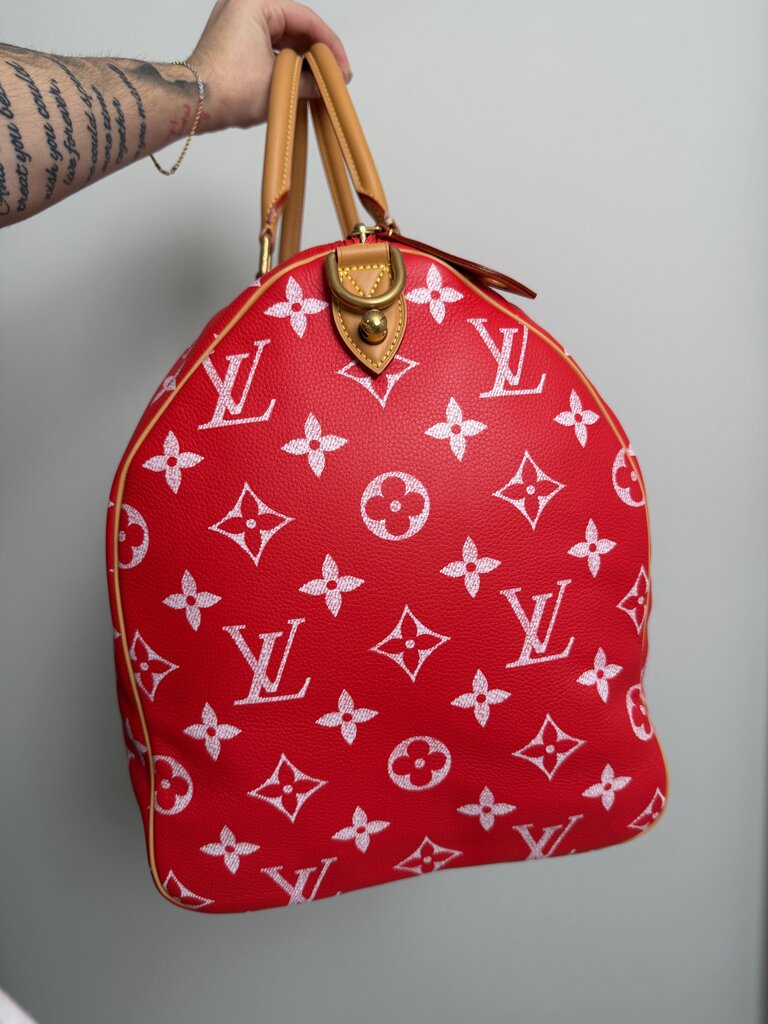 New Louis Vuitton Speedy 50 P9 Red Monogram