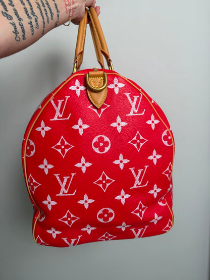 New Louis Vuitton Speedy 50 P9 Red Monogram