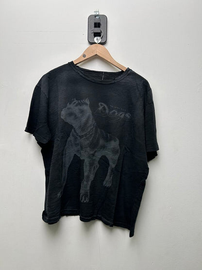 New Gv Gallery Black Dogs Tee Sz.Large