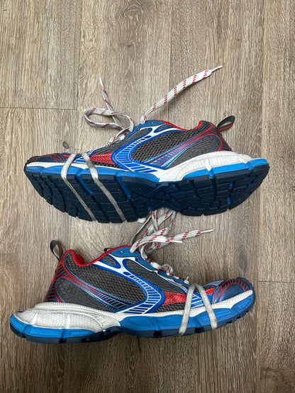 New Balenciaga 3XL Runner Black Red/Blue Sz. 43