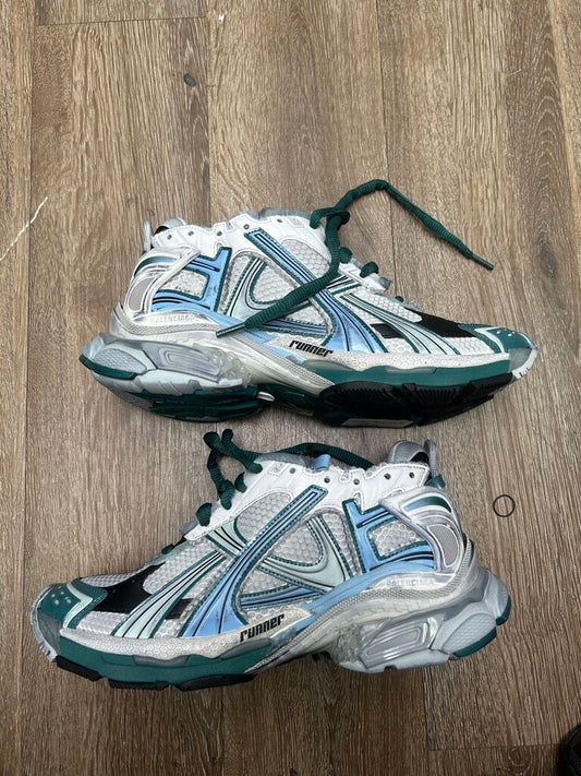 New Balenciaga Runners Teal White Grey Sz. 42 ( NO BOX)