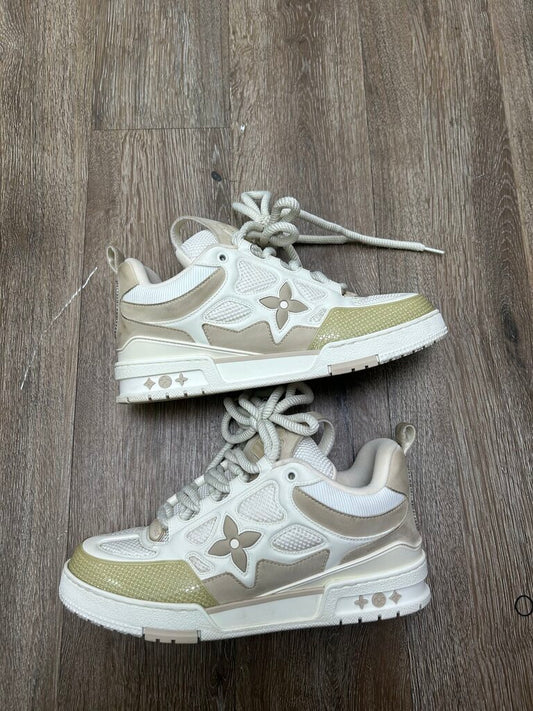 Preowned Louis Vuitton Skate Cream White Sz.8/10M