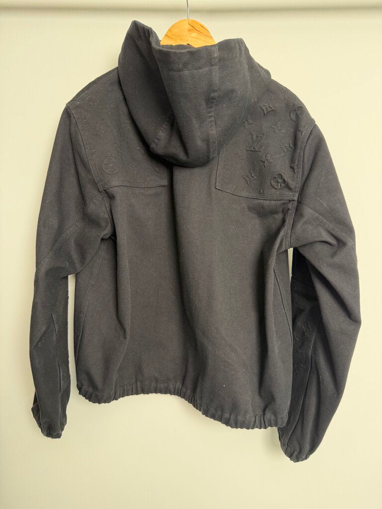 Preowned Louis Vuitton Black Monogram Work Jacket size 46(M/L)