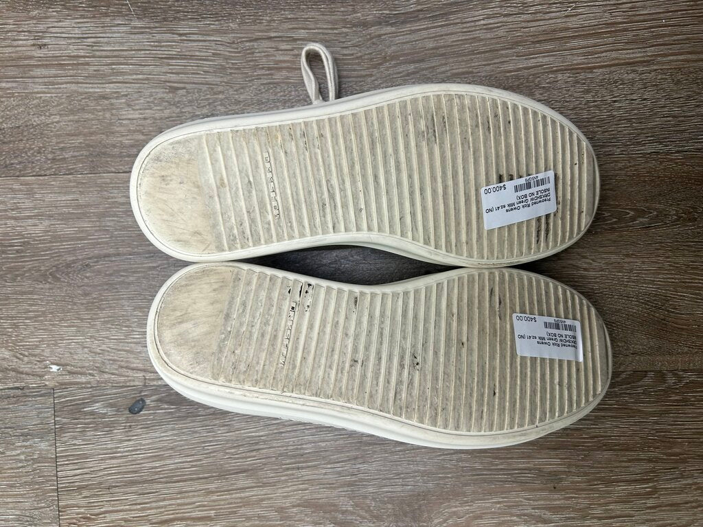 Preowned Rick Owens DRKSHDW Green Milk sz.41 (NO INSOLE NO BOX)
