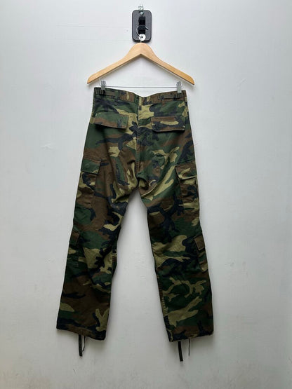 Preowned GV Gallery Yellow RH logo Camo Cargo Pants sz.S