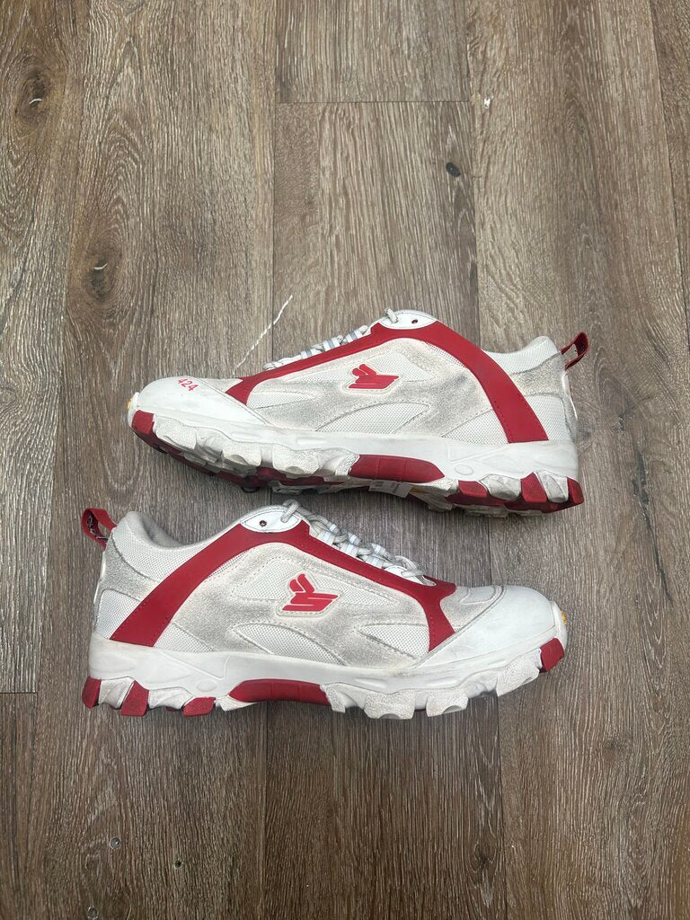 Preowned Sicko Hiking White Red 424 Sz 8
