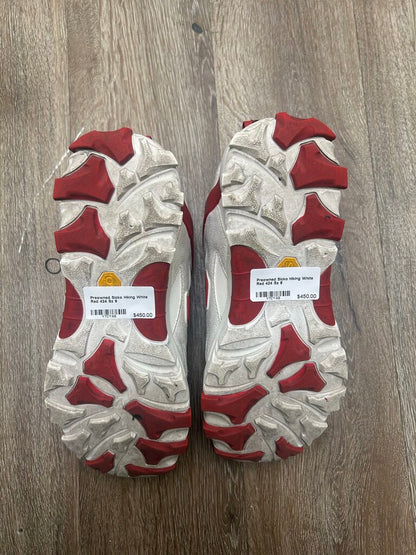 Preowned Sicko Hiking White Red 424 Sz 8