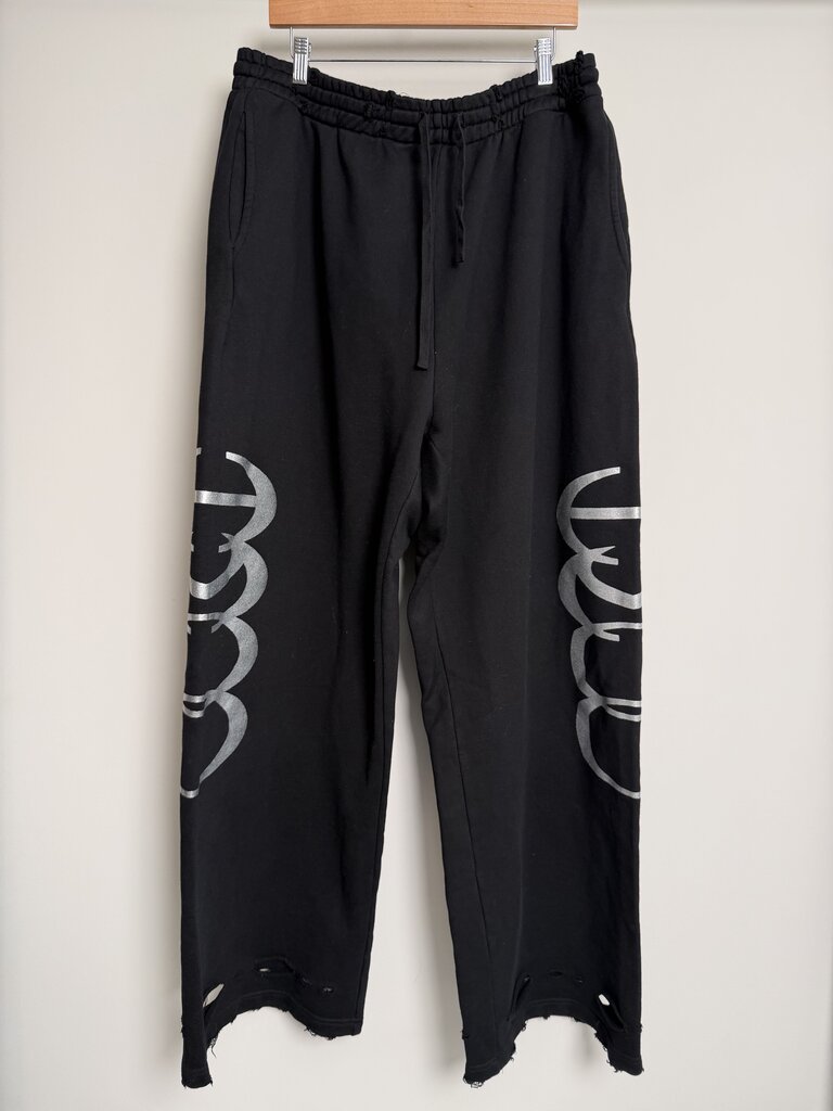 New HMDD Baggy Black Sweats Size XXL