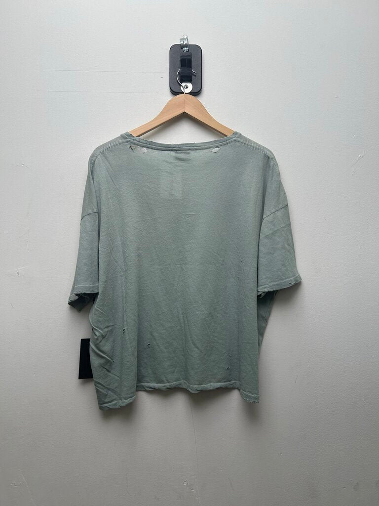 New Gv Gallery Blue Box Logo Tee Size Medium