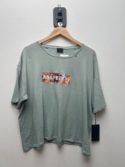New Gv Gallery Blue Box Logo Tee Size Medium