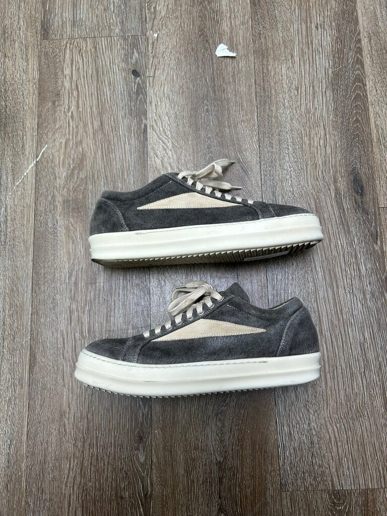 Preowned Rick Owens DRKSHDW Grey Milk Wool Vans sz.40 (NO BOX)