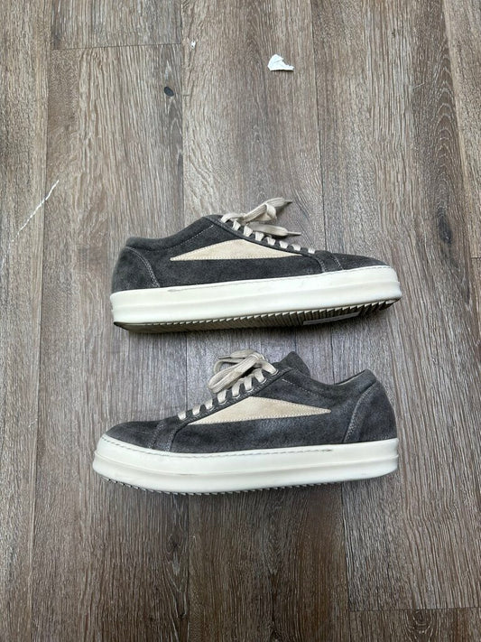 Preowned Rick Owens DRKSHDW Grey Milk Wool Vans sz.40 (NO BOX)