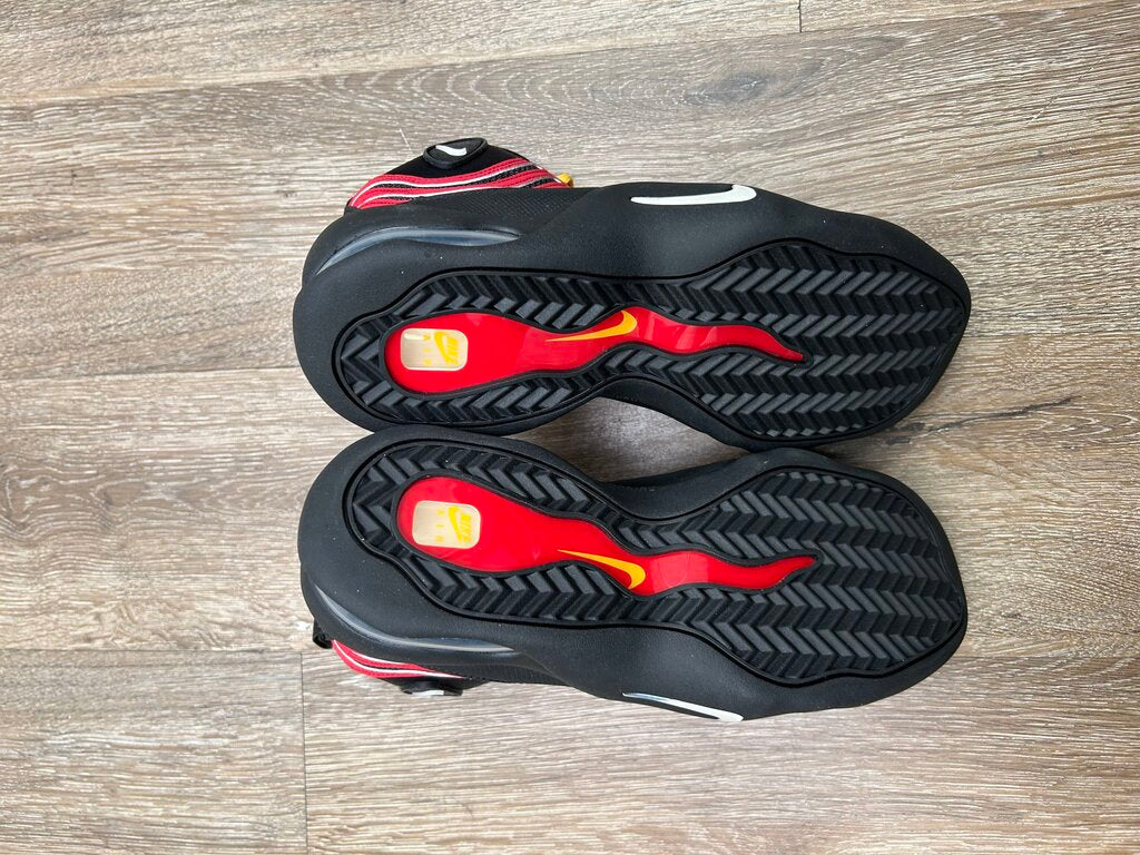 New Nike Air Bakin Og Red Yellow Sz.8