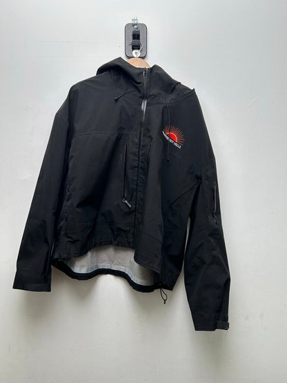 Preowned Gv Gallery Black Raspberry Hills rain Jacket Size Large