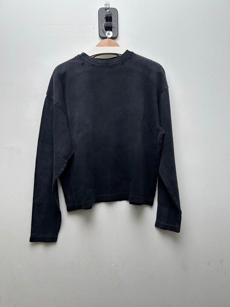 New Gv Gallery Black Yellow Waffle Thermal Sz S