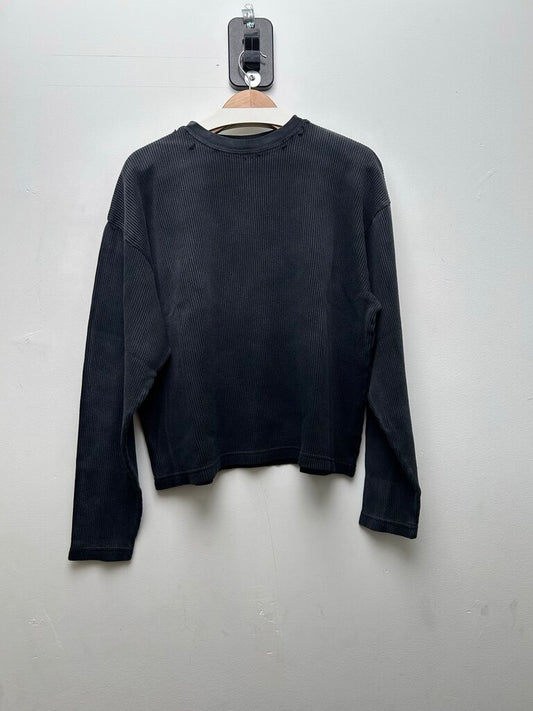 New Gv Gallery Black Yellow Waffle Thermal Sz S