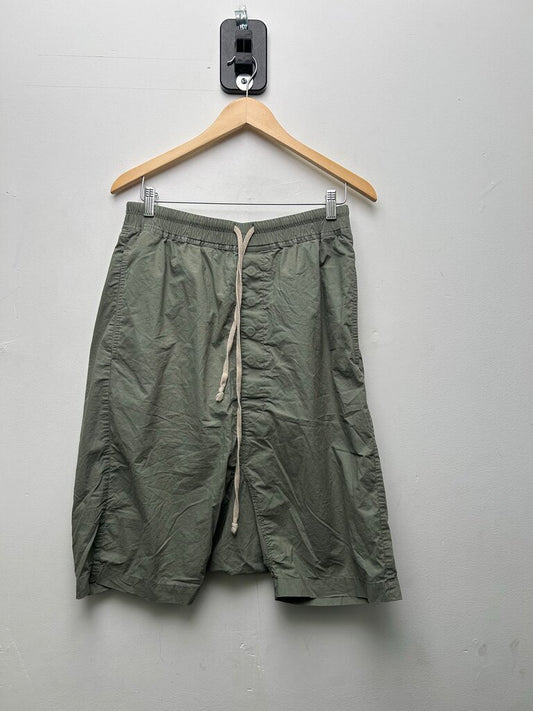 Preowned Rick Owens Green Drop Cargo Shorts Sz.38
