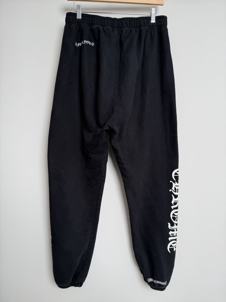 Pre-Owned Chrome Hearts Black Sweats Sz. L