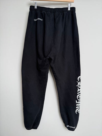 Pre-Owned Chrome Hearts Black Sweats Sz. L