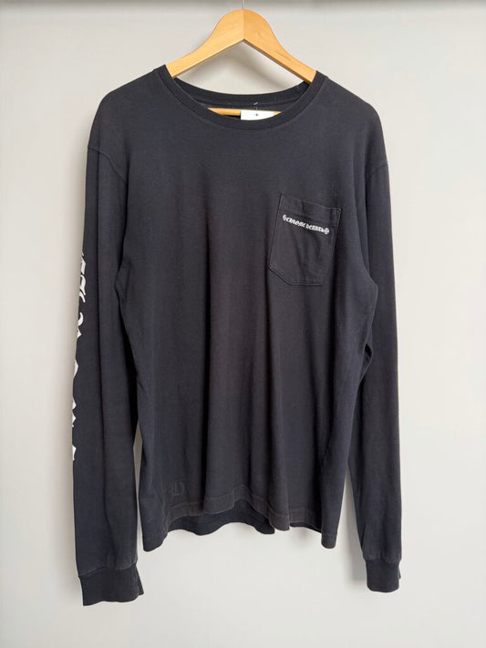 Pre-OWned Chrome Hearts Spine Cross Hit Longsleeve Sz. L
