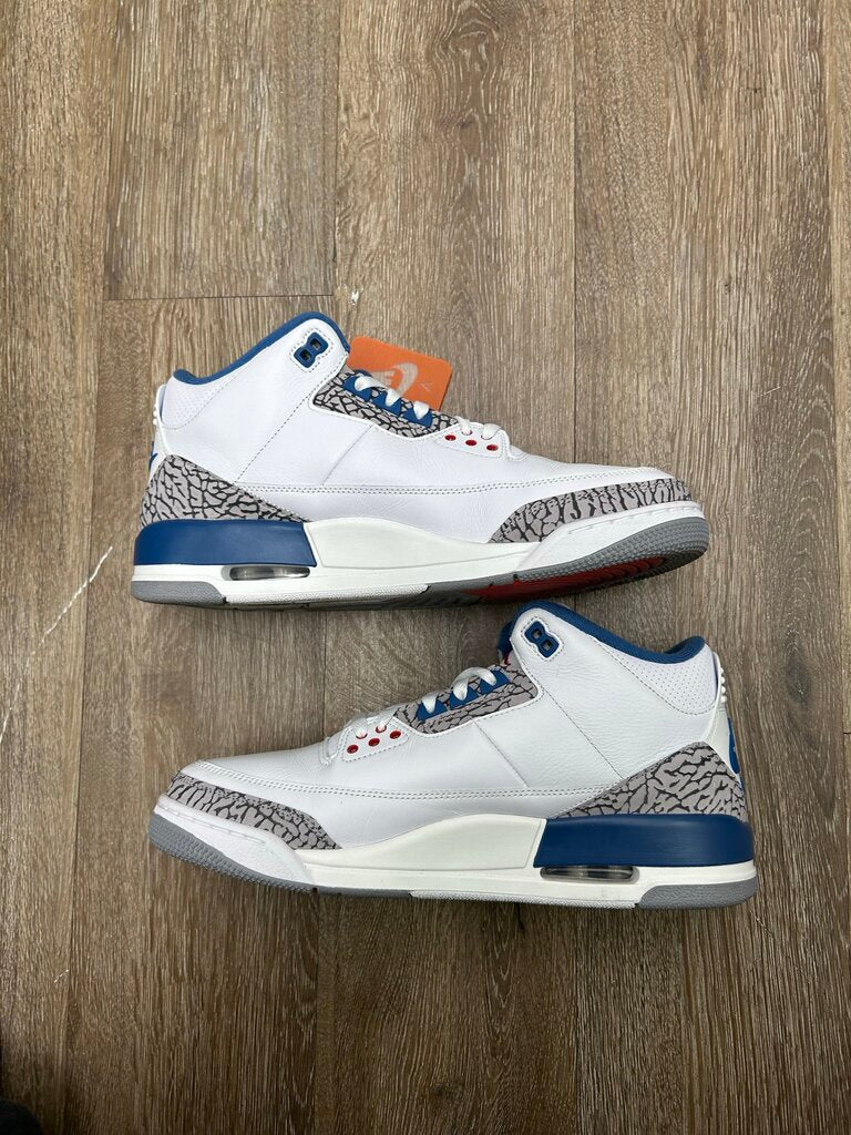 Preowned Jordan 3 True Blue Sz.11.5