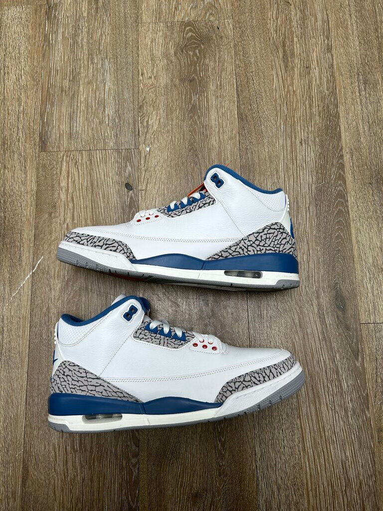 Preowned Jordan 3 True Blue Sz.11.5