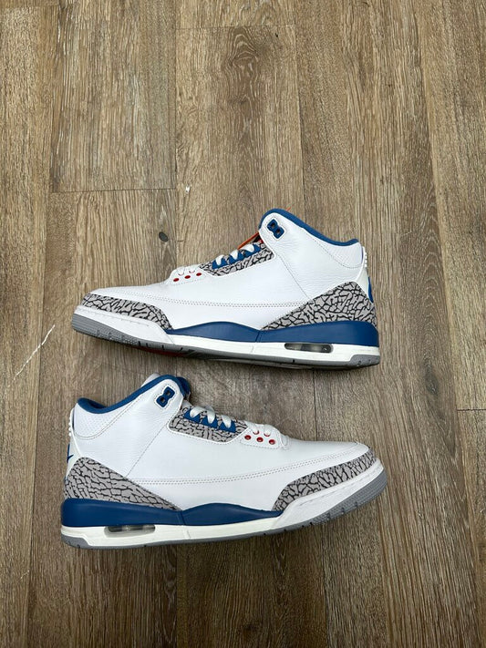 Preowned Jordan 3 True Blue Sz.11.5