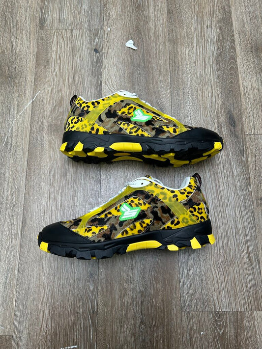 New Sicko Hiking Yellow Leopard Size 10