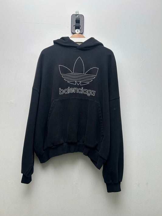 New Balenciaga Adidas Black Hoodie size 1