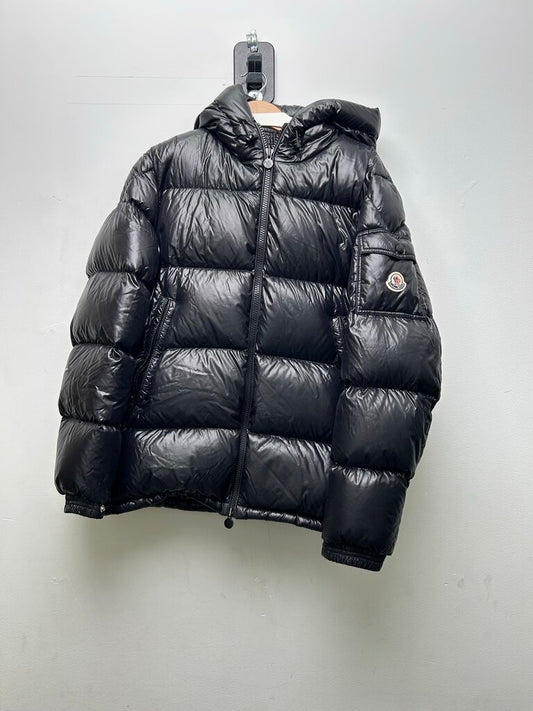 Preowned Moncler Black Puffer Jacket Sz.4