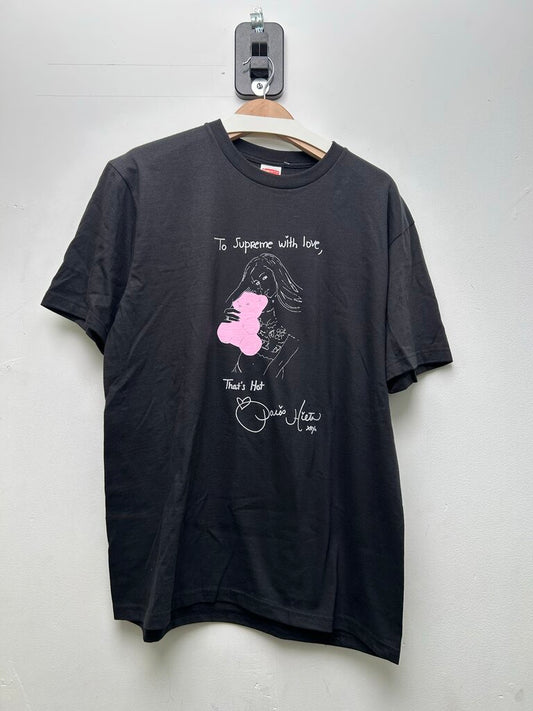 New Supreme Black Paris Hilton Tee Sz.Medium