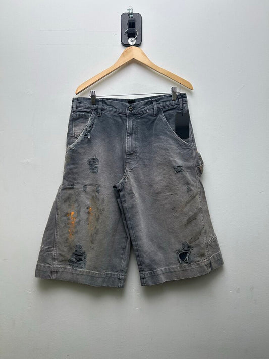 New Gv Gallery Grey Work Carpenter Shorts Size Small