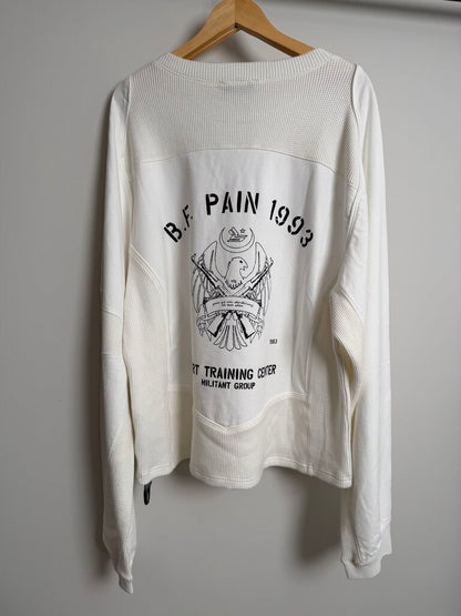New 424 Sicko Blue Logo White Thermal L/S size XL