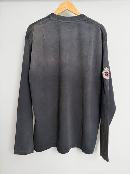 New 424 Sicko Crest Logo BFP Logo BlacK L/S size L