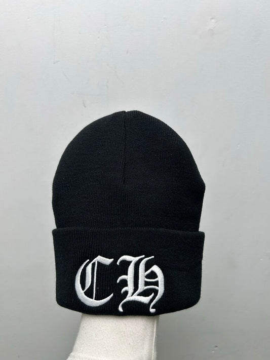New Chrome Hearts Black White CH Beanie