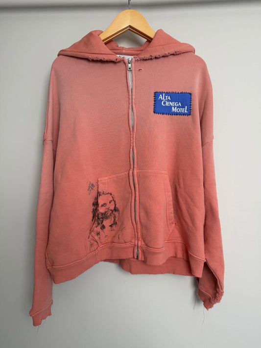 New Alta Cienega Pink Zip Hoodie size XS/S