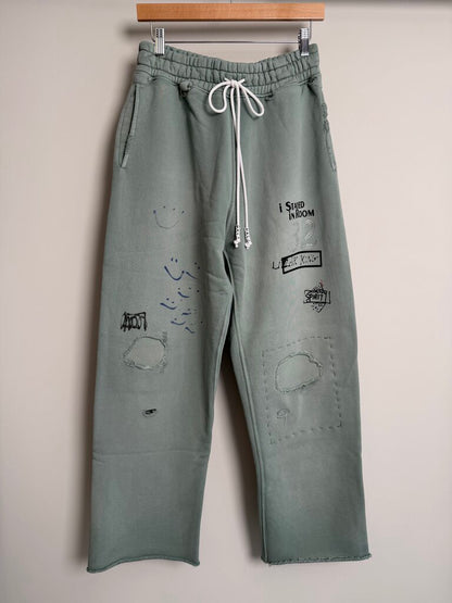 New Alta Cienega Teal Sweatpants size M