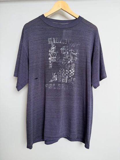 Vintage Aztec Tee Navy Size XL