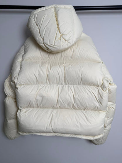 Preowned Corteiz Puffer Jacket Cream Size L