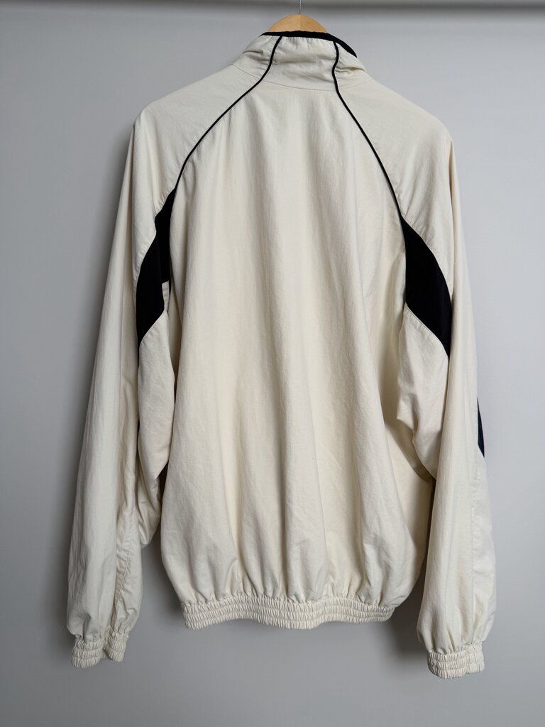 Preowned Balenciaga Cream Navy Black 3B Track Jacket size 2XS(Fits L/XL)