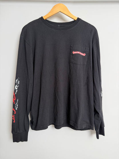 Preowend Chrome Heart Stay Fast Black L/S size XL