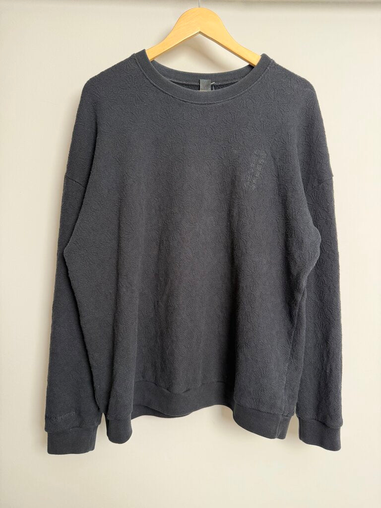 Preowned Chrome Heart Monogram Cross Black Sweater size XL