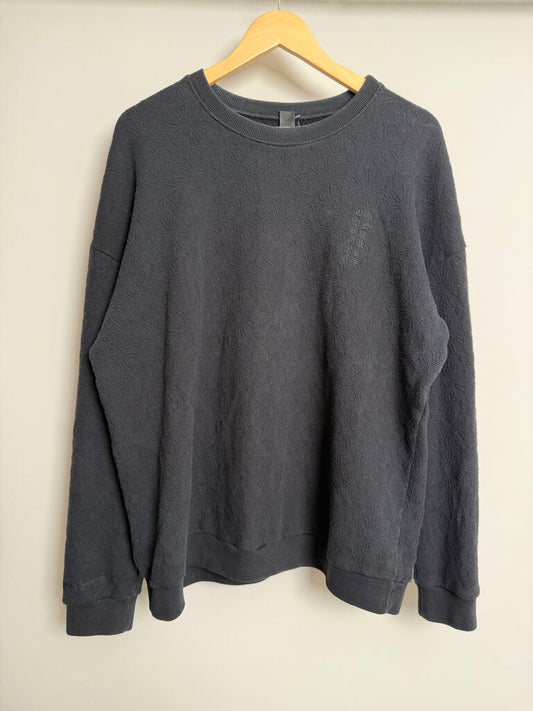 Preowned Chrome Heart Monogram Cross Black Sweater size XL