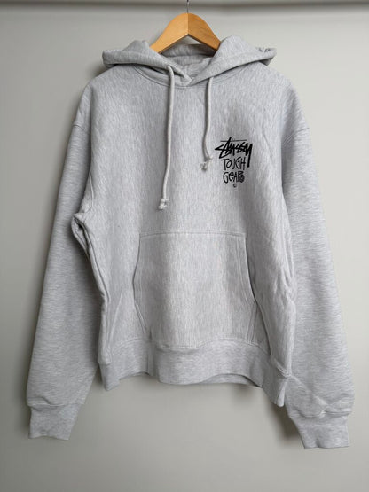 New Stussy Tough Gear Grey Hoodie size XL