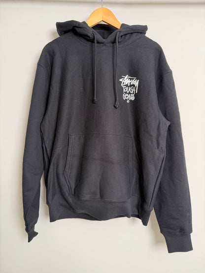 New Stussy Tough Gear Black Hoodie size L