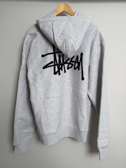 New Stussy Basic Grey Hoodie size XL