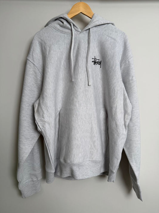 New Stussy Basic Grey Hoodie size XL