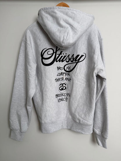 New Stussy Grey Tour Hoodie size XL