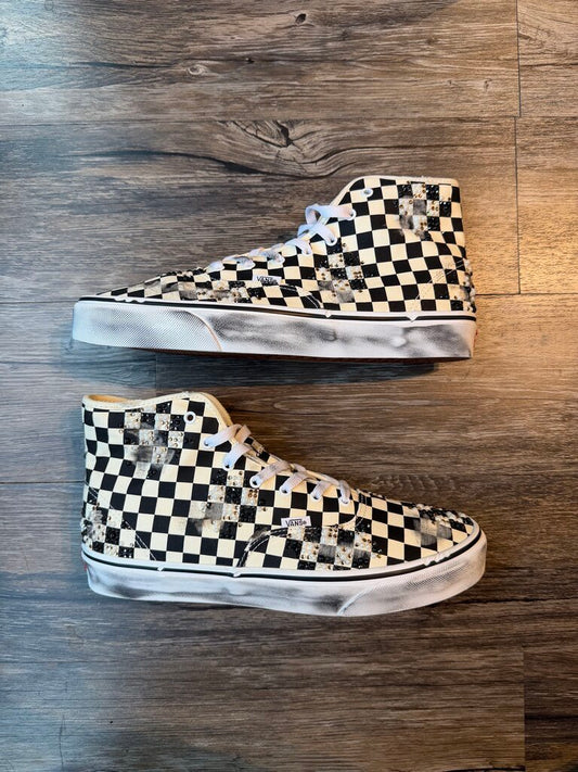 New Mattias Gollin High Top Vans Black Sz. 12